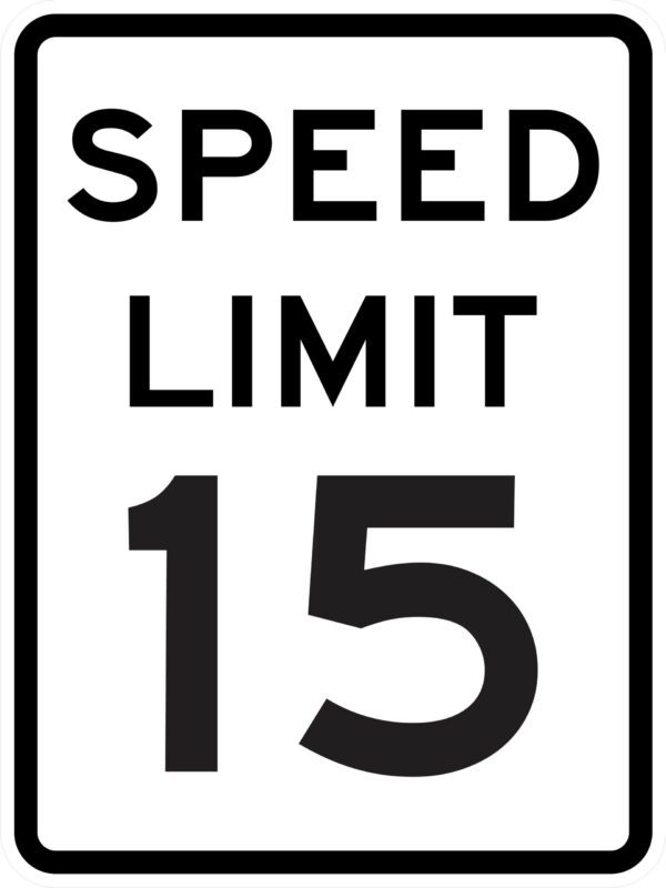 R2 1 18x24 Speed Limit 15 01 scaled 1 Metal Signs