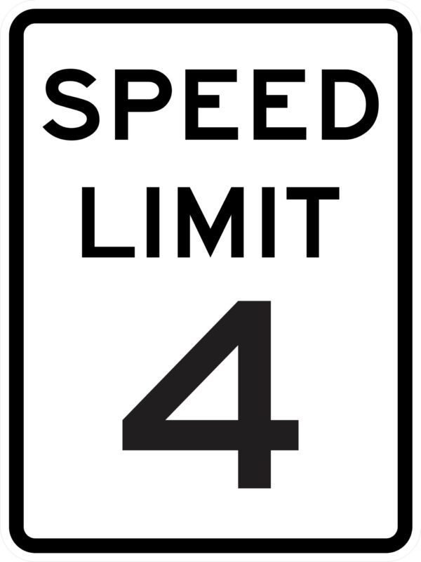 R2 1 18x24 Speed Limit 4 scaled 1 Metal Signs