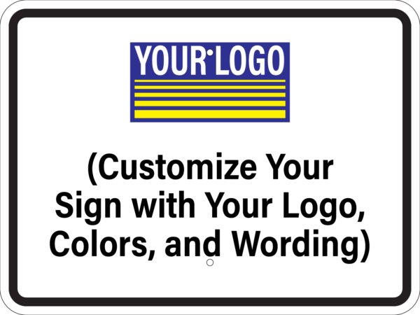 Custom Metal Horizontal Sign, 24 x 18, Upload Your Logo/Artwork, Aluminum/Polymetal, Reflective, Pre-punched Holes, Overlaminate Option, Quality for Long Life Metal Signs