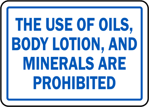 The Use of Oils... Prohibited Metal Sign, Reflective/Non, Various Sizes, Holes, Overlaminate Y/N, Quality Materials, Long Life Metal Signs