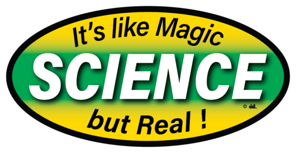 Science - It's Like Magic, but Real!, 6 x 3 inch Oval Bumper Sticker Metal Signs