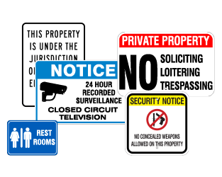 Home Metal Signs