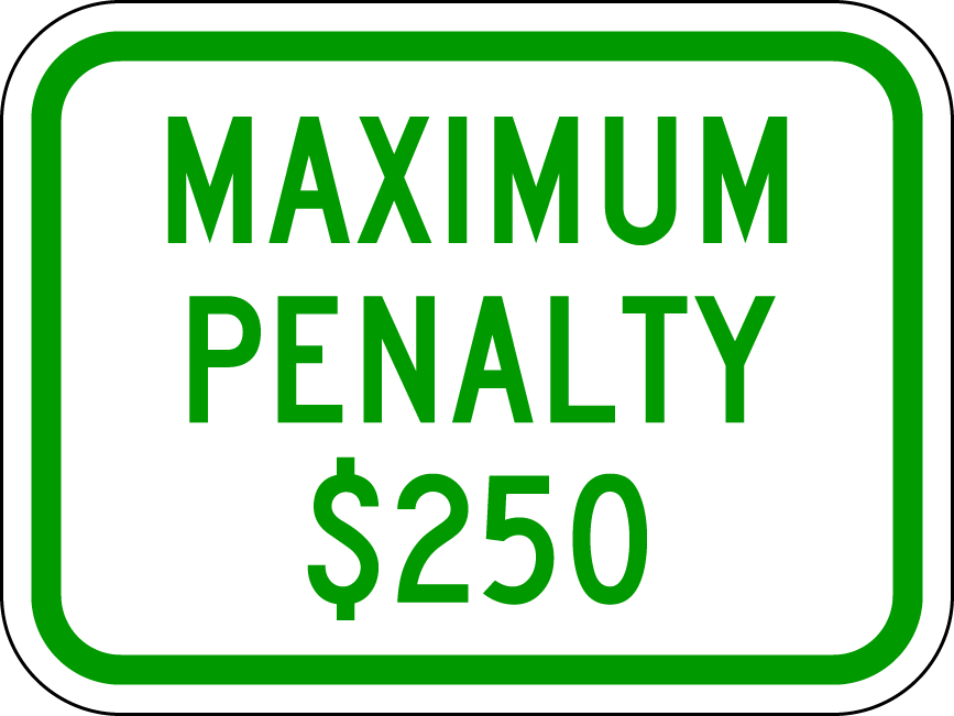 parking lot signs