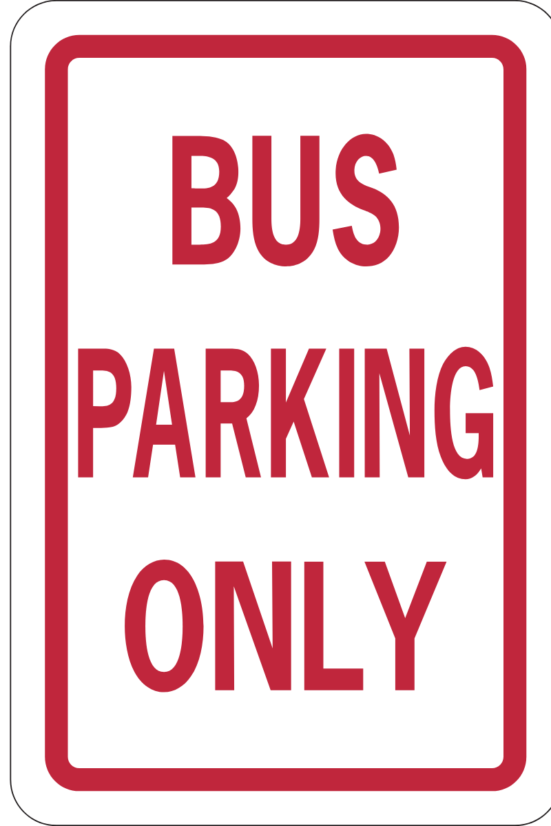 metal parking signs