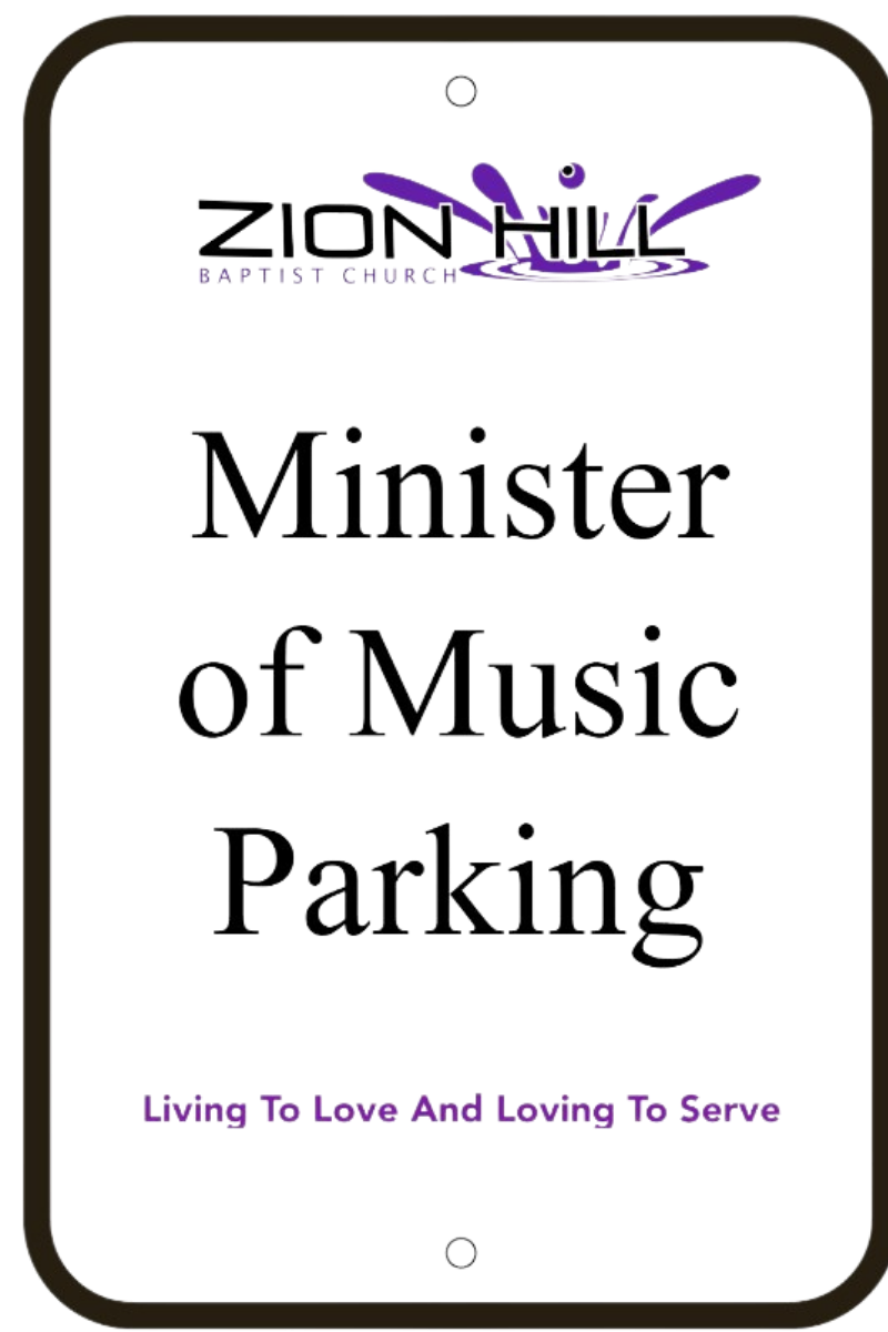 metal parking signs