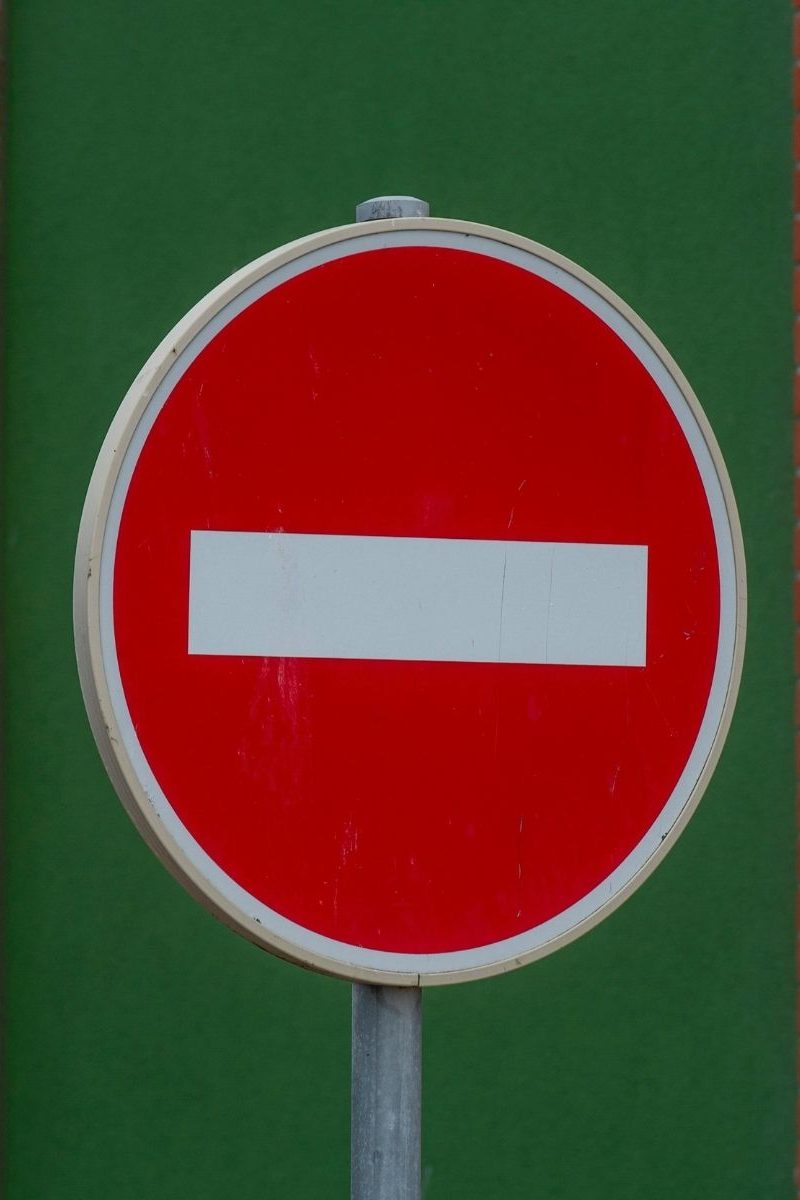 metal parking signs