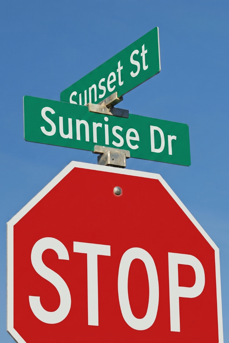 street name signs
