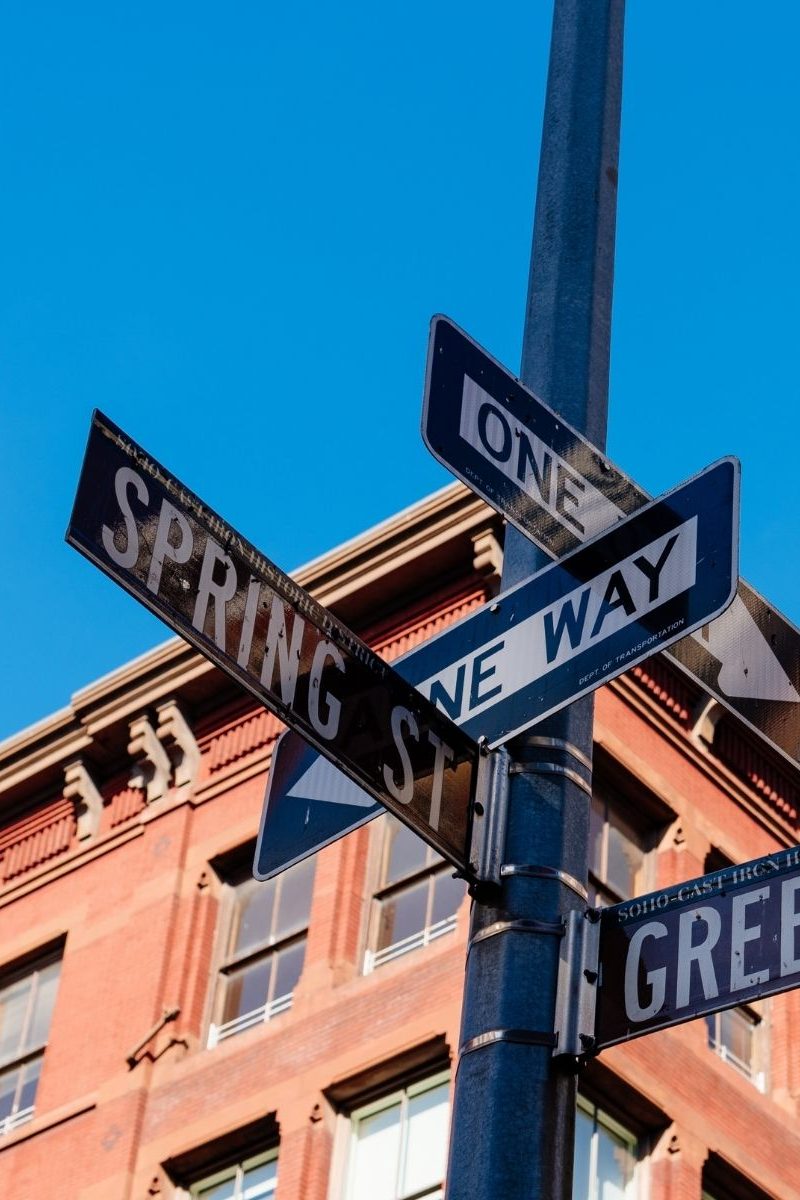 street name signs